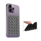 Octobuddy stiker za telefon dvostrani sivi