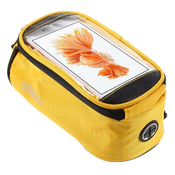 Univerzalen torbica za kolo za 5.5 incne telefone - žuta