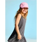 Sinsay - Pamucna kapa sa šiltom i vezom - pastelno roze