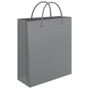 Vrećice ukrasne 24x39x9cm sjajna plastifikacija fornax srebrne