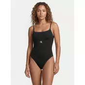 Calvin Klein Swimwear Enodelne kopalke  živo rdeča / črna / bela