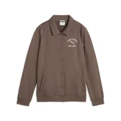 PUMA Varsity Fleece Track Jacket Youth, Clothing, Flat Bronze, 13-14Y