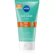 Nivea Derma Skin Clear Anti-Blemish Scrub čistilni piling za obraz 150 ml za ženske
