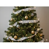 CHOMIK BOŽIČNA TRAKA LED MEŠANE BARVE 50L TOPLO BELA NA BATERIJE *0276