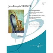 VERDIER:CARTES POSTALES 32 ORIGINAL PIECES + CD SAXOPHONE AND PIANO