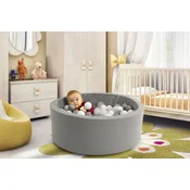 Aberto Design Bazen sa lopticama za decu Pops 150, Tamnosivi