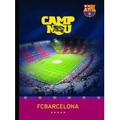 Barcelona FC bilježnica tvrda A4, crte s rubom 60L