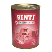 RINTI Singlefleisch Pur Beef, 400g, mokra hrana za pse, govedina