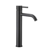 KFA Armatura 5822-612-81 - Pipa za umivalnik NEDA 29,5 cm medenina/mat črna