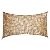 Vidaxl Kamuflažna mreža z torbo za shranjevanje 816x520 cm peščeno rjava