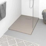 Vidaxl vidaXL Tuš kad, SMC, rjava, 100 x 70 cm
