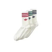 ADIDAS ORIGINALS Nogavice 3-Stripes Crew 3 Pairs mornarska / zelena / rdeča / bela