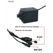 KJB Mini žična IP kamera, senzor IMX415, 20 sn./s, 6 mm, 12 V