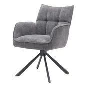 Sivi oblazinjeni jedilni stoli v kompletu 2 ks Marilla – Unique Furniture
