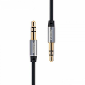 REMAX RL-L200 avdio kabel 3.5 mm, 2 m, črn