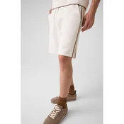 Guess Hlače iz tkanine 183578 Bela Bermuda Fit