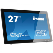 IIYAMA ProLite T2735MSC-B3 68,6cm (27) FHD IPS PCAP na dotik LED informacijski zaslon s spletno kamero