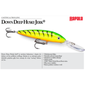 RAPALA DOWN DEEP HUSKY JERK-DHJ10-GMN