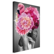 artgeist Slika Na Platnu Flamingo Girl