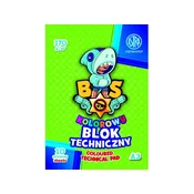 Crkarski papir ASTRA PAP 170 g/m2, A3, 10 listova, obojene rubove, Pixel i Unicorn 106021008