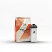 Paket beljakovin Impact Protein - 30Porcij - Shaker - Chocolate (+Collagen)