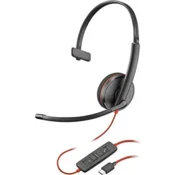 POLY Blackwire 3210 Slušalice Žičano Obruč za glavu Pozivi/glazba USB Tip-C Crno