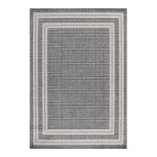 XXXL Ravno Tkana Preproga Aruba, Siva, 80x150cm