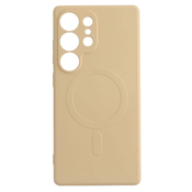 CELLECT Magnetski silikon case Samsung Galaxy S25 Ultra slatko peach