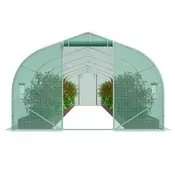 VEVOR Toplotna tunelska rastlinjak 900x300x200 cm zelene barve