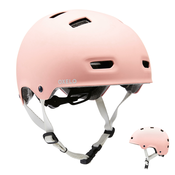 BTWIN Ružičasta kaciga MF500 XS/48-52cm