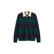 GANT Pulover mornarska/petrol/naravno bela