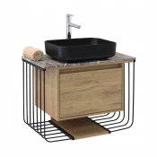 Toaletni ormaric nadgradna ploca i lavabo MINOTTI