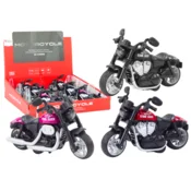 LEAN TOYS Motocikel Harley s frikcijskim pogonom, 3 barve
