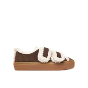 Inuikii Superge Shearling Low Velcro 1001.001.0231 Rjava