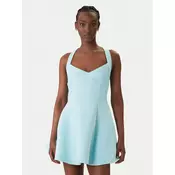 Bardot Cocktail obleka Deserae Halter Neck 60380DB Svetlo modra Regular Fit