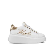 KARL LAGERFELD Ženske patike KL63510A-01G, Belo-zlatne