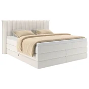 Premium Living Postelja Boxspring Lina, Krem Barva, 160x200