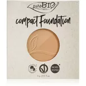 puroBIO Cosmetics Compact Foundation kompaktna pudrasta podlaga nadomestno polnilo SPF 10 odtenek 03 9 g