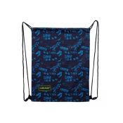 Head Torba za patike za decake Tyrannosaurus, 40 x 33 cm, Crno-plava