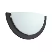 Eglo 181331 - Zidna svetiljka ICEBERG 1xE27/60W/230V crna