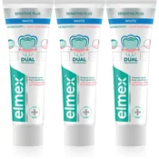 Elmex Sensitivity + Gum Strenght Whitening zobna pasta za občutljive zobe 3x75 ml