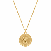 Sterling Silver Angel Medallion Necklace