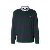 GANT Majica temno zelena/jajčevec