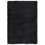 Vidaxl Visoka košata preproga NAVARRA črna 200x290 cm poliester