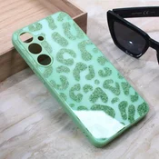 Maska za mobilni telefon Samsung Galaxy S24 Plus SHINY GLASS, Svetlozelena