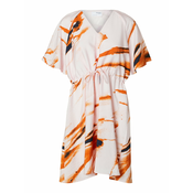 SELECTED FEMME Obleka SLFATTIA  temno oranžna / roza / črna