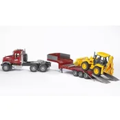 Kamion MACK tegljac sa JCB 4X utovarivacem BRUDER