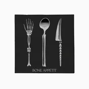 Oh Yeah! Papirnati prtički Halloween – Bone Appétit, 33 x 33 cm