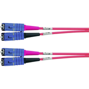 Telegärtner Telegärtner L00882C0000 steklena vlakna optična vlakna priključni kabel [1x moški konektor sc - 1x moški konektor sc] 50/125 µ Multimode OM3 3.00 m, (20437259)