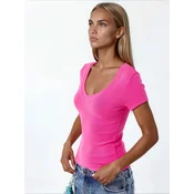 Busem Majica T-Shirts neonsko roza